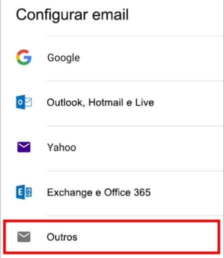 consultar e configurar o e mail do dominio passo 3